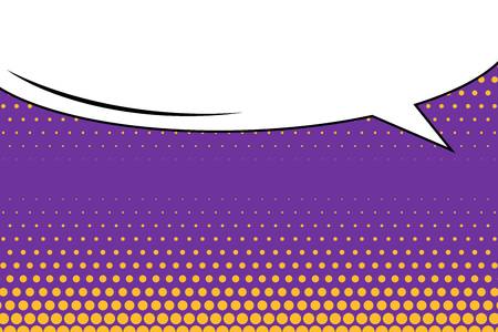 Abstract creative concept vector comic pop art style blank, layout template with clouds beams and isolated dots background. For sale banner, empty speech bubble set, illustration halftone book designのイラスト素材