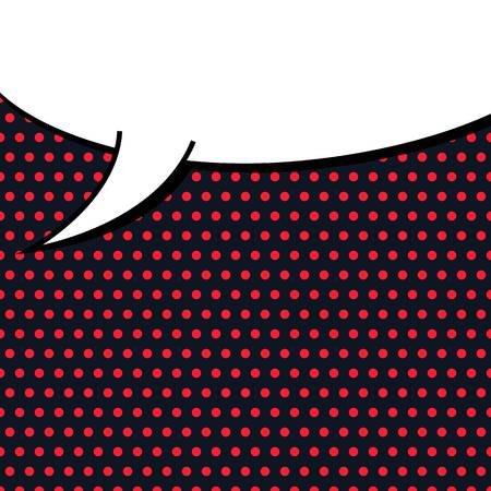 Abstract creative concept vector comic pop art style blank, layout template with clouds beams and isolated dots background. For sale banner, empty speech bubble set, illustration halftone book designのイラスト素材