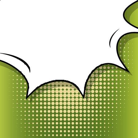 Abstract creative concept comic pop art style blank, layout template with clouds beams and isolated dots background. For sale banner, empty speech bubble set, vector illustration halftone book designのイラスト素材