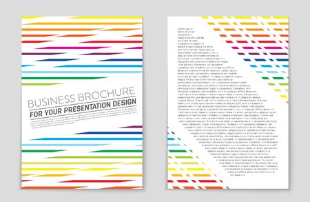 Abstract vector layout background set. For art template design, list, front page, mockup brochure theme style, banner, idea, cover, booklet, print, flyer, book, blank, card, ad, sign, sheet,, a4.のイラスト素材