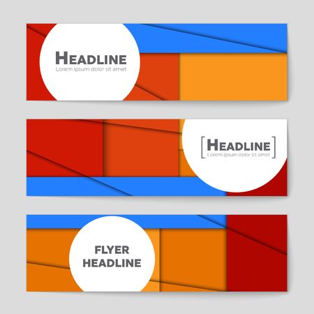 Abstract vector layout background set. For art template design, list, front page, mockup brochure theme style, banner, idea, cover, booklet, print, flyer, book, blank, card, ad, sign, sheet,, a4.のイラスト素材