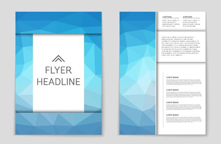 Abstract vector layout background set. For art template design, list, front page, mockup brochure theme style, banner, idea, cover, booklet, print, flyer, book, blank, card, ad, sign, sheet,, a4のイラスト素材