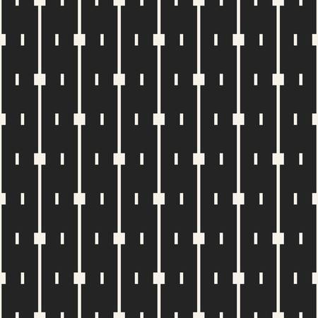 Abstract concept vector monochrome geometric pattern. Black and white minimal background. Creative illustration template. Seamless stylish texture. For wallpaper, surface, web design, textile, decor.のイラスト素材