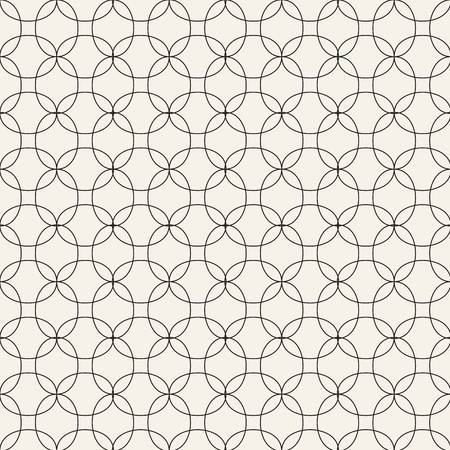 Abstract concept vector monochrome geometric pattern. Black and white minimal background. Creative illustration template. Seamless stylish texture. For wallpaper, surface, web design, textile, decor.のイラスト素材