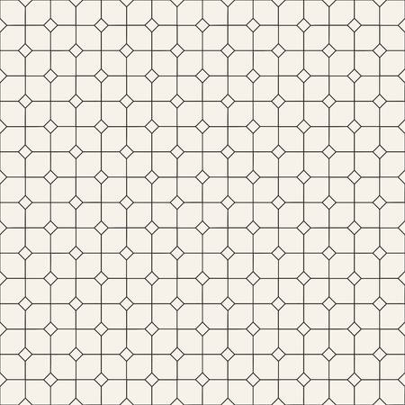 Abstract concept vector monochrome geometric pattern. Black and white minimal background. Creative illustration template. Seamless stylish texture. For wallpaper, surface, web design, textile, decor.のイラスト素材