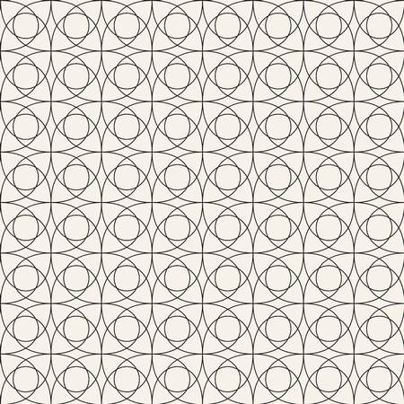 Abstract concept vector monochrome geometric pattern. Black and white minimal background. Creative illustration template. Seamless stylish texture. For wallpaper, surface, web design, textile, decor.のイラスト素材