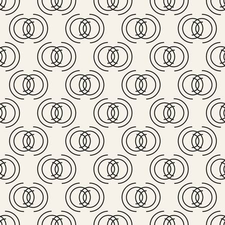 Abstract concept vector monochrome geometric pattern. Black and white minimal background. Creative illustration template. Seamless stylish texture. For wallpaper, surface, web design, textile, decor.のイラスト素材