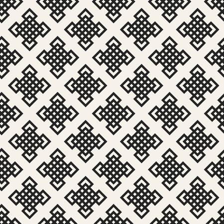 Abstract concept vector monochrome geometric pattern. Black and white minimal background. Creative illustration template. Seamless stylish texture. For wallpaper, surface, web design, textile, decor.の写真素材