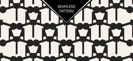 Abstract concept vector monochrome geometric pattern. Black and white minimal background. Creative...