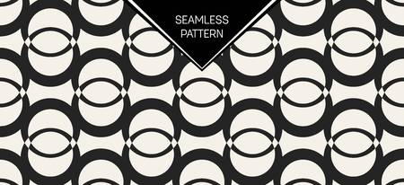 Abstract concept vector monochrome geometric pattern. Black and white minimal background. Creative illustration template. Seamless stylish texture. For wallpaper, surface, web design, textile, decorのイラスト素材