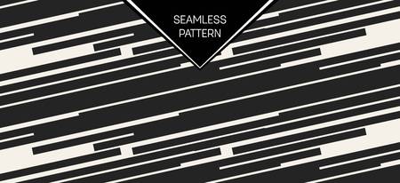 Abstract concept vector monochrome geometric pattern. Black and white minimal background. Creative illustration template. Seamless stylish texture. For wallpaper, surface, web design, textile, decorのイラスト素材