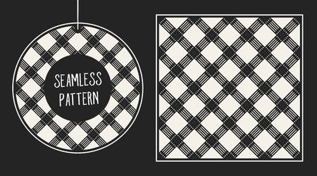 Abstract concept vector monochrome geometric pattern. Black and white minimal background. Creative...