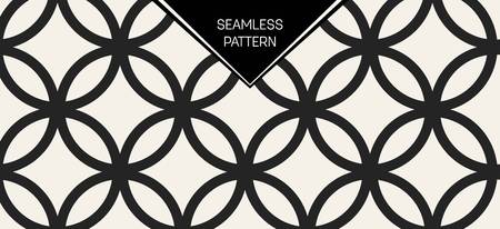 Abstract concept vector monochrome geometric pattern. Black and white minimal background. Creative illustration template. Seamless stylish texture. For wallpaper, surface, web design, textile, decorのイラスト素材