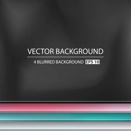 Abstract Creative concept vector multicolored blurred background set. For Web and Mobile Applications, art illustration template design, business infographic and social media, modern decoration.のイラスト素材