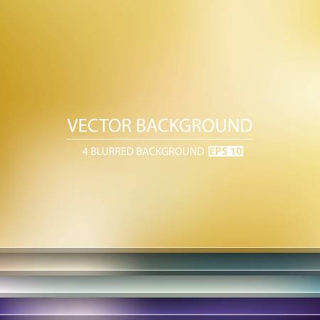 Abstract Creative concept vector multicolored blurred background set. For Web and Mobile Applications, art illustration template design, business infographic and social media, modern decoration.のイラスト素材