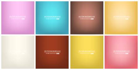 Abstract Creative concept multicolored blurred set.のイラスト素材