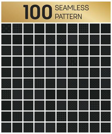 Abstract concept vector monochrome geometric pattern. Dark blue, gold minimal background. Creative...