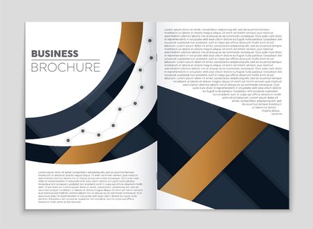 Abstract vector layout background set. For art template design, list, front page, mockup brochure theme style, banner, idea, cover, booklet, print, flyer, book, blank, card, ad, sign, sheet,, a4.のイラスト素材