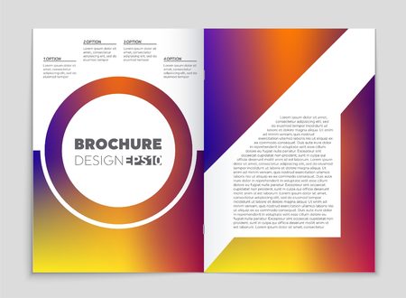 Abstract vector layout background set. For art template design, list, front page, mockup brochure theme style, banner, idea, cover, booklet, print, flyer, book, blank, card, ad, sign, sheet,, a4.のイラスト素材