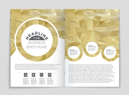 Abstract vector layout background set. For art template design, list, front page, mockup brochure theme style, banner, idea, cover, booklet, print, flyer, book, blank, card, ad, sign, sheet, a4のイラスト素材