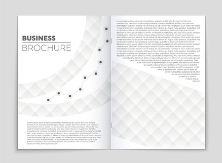 Abstract vector layout background set. For art template design, list, front page, mockup brochure theme style, banner, idea, cover, booklet, print, flyer, book, blank, card, ad, sign, sheet, a4のイラスト素材