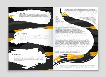 Abstract vector layout background set. For art template design, list, front page, mockup brochure theme style, banner, idea, cover, booklet, print, flyer, book, blank, card, ad, sign, sheet,, a4.のイラスト素材