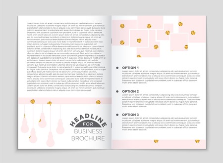 Abstract vector layout background set. For art template design, list, front page, mockup brochure theme style, banner, idea, cover, booklet, print, flyer, book, blank, card, ad, sign, sheet, a4のイラスト素材