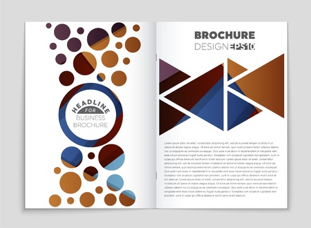 Abstract vector layout background set. For art template design, list, front page, mockup brochure theme style, banner, idea, cover, booklet, print, flyer, book, blank, card, ad, sign, sheet,, a4.のイラスト素材