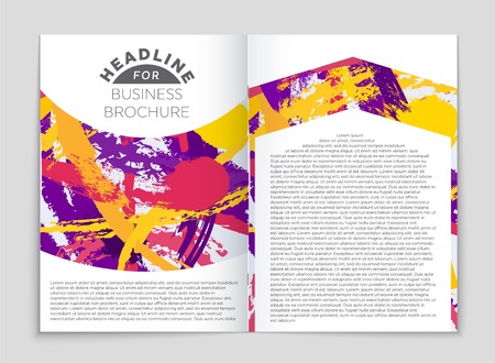 Abstract vector layout background set. For art template design, list, front page, mockup brochure theme style, banner, idea, cover, booklet, print, flyer, book, blank, card, ad, sign, sheet, a4のイラスト素材