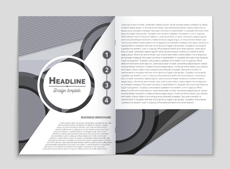 Abstract vector layout background set. For art template design, list, front page, mockup brochure theme style, banner, idea, cover, booklet, print, flyer, book, blank, card, ad, sign, sheet,, a4.のイラスト素材