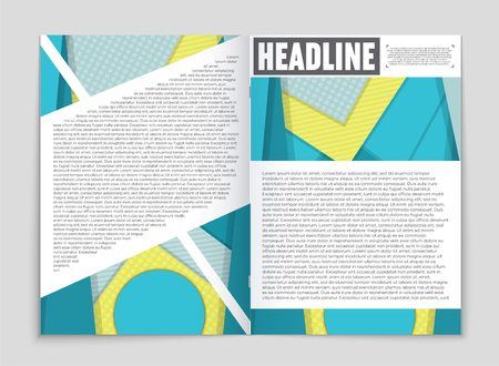 Abstract vector layout background set. For art template design, list, front page, mockup brochure theme style, banner, idea, cover, booklet, print, flyer, book, blank, card, ad, sign, sheet,, a4.のイラスト素材