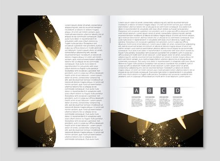 Abstract vector layout background set. For art template design, list, front page, mockup brochure theme style, banner, idea, cover, booklet, print, flyer, book, blank, card, ad, sign, sheet, a4のイラスト素材