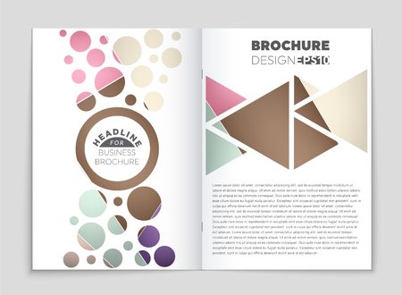 Abstract vector layout background setのイラスト素材