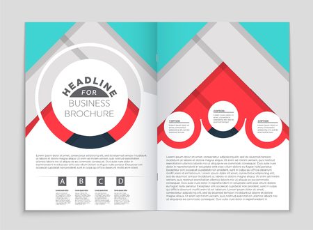 Abstract vector layout background set. For art template design, list, front page, mockup brochure theme style, banner, idea, cover, booklet, print, flyer, book, blank, card, ad, sign, sheet,, a4.のイラスト素材