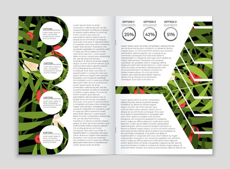 Abstract vector layout background set. For art template design, list, front page, and more.のイラスト素材