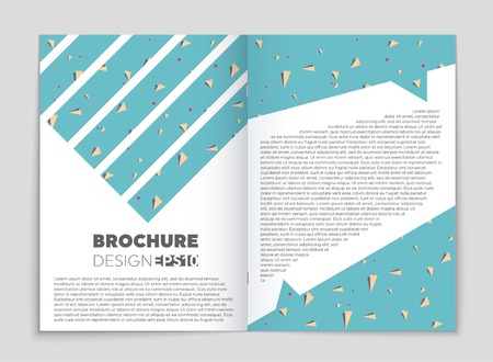 Abstract vector layout background set. For art template design, list, front page, mockup brochure theme style, banner, idea, cover, booklet, print, flyer, book, blank, card, ad, sign, sheet, a4のイラスト素材