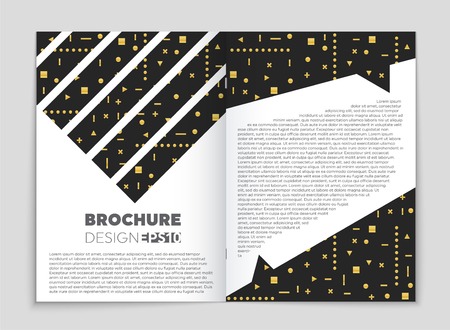 Abstract vector layout background set. For art template design, list, front page, mockup brochure theme style, banner, idea, cover, booklet, print, flyer, book, blank, card, ad, sign, sheet, a4.のイラスト素材