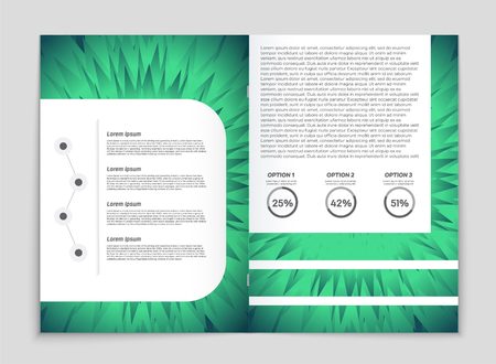 Abstract vector layout background set. For art template design, list, front page, mockup brochure theme style, banner, idea, cover, booklet, print, flyer, book, blank, card, ad, sign, sheet, a4.のイラスト素材