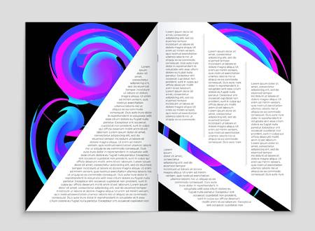 Abstract vector layout background set. For art template design, list, front page, mockup brochure theme style, banner, idea, cover, booklet, print, flyer, book, blank, card, ad, sign, sheet, a4のイラスト素材
