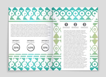 Abstract vector layout background set. For art template design, list, front page, mockup brochure theme style, banner, idea, cover, booklet, print, flyer, book, blank, card, ad, sign, sheet, a4.のイラスト素材