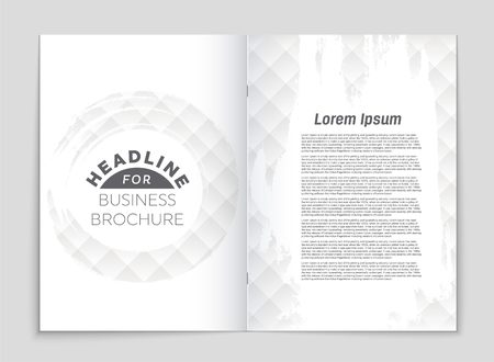 Abstract design brochureのイラスト素材