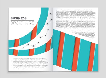 Abstract vector layout background set. For art template design, list, front page, mockup brochure theme style, banner, idea, cover, booklet, print, flyer, book, blank, card, ad, sign, sheet, a4.のイラスト素材