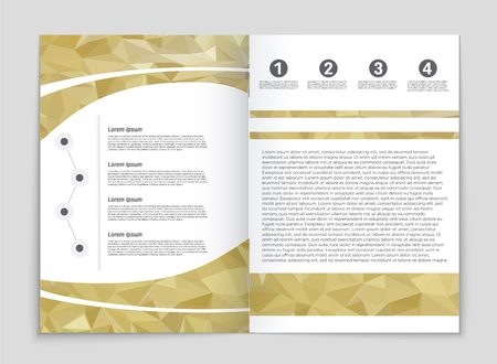 Abstract vector layout background set. For art template design, list, front page, mockup brochure theme style, banner, idea, cover, booklet, print, flyer, book, blank, card, ad, sign, sheet, a4のイラスト素材