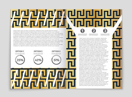 Abstract vector layout background set. For art template design, list, front page, mockup brochure theme style, banner, idea, cover, booklet, print, flyer, book, blank, card, ad, sign, sheet, a4.のイラスト素材