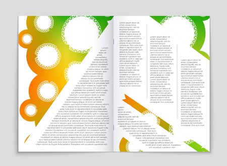 Abstract vector layout background set. For art template design, list, front page, mockup brochure theme style, banner, idea, cover, booklet, print, flyer, book, blank, card, ad, sign, sheet, a4.のイラスト素材