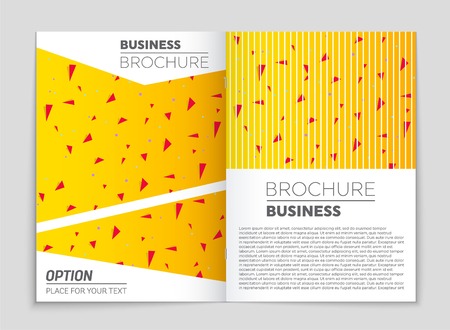 Abstract vector layout background set. For art template design, list, front page, mockup brochure theme style, banner, idea, cover, booklet, print, flyer, book, blank, card, ad, sign, sheet, a4のイラスト素材