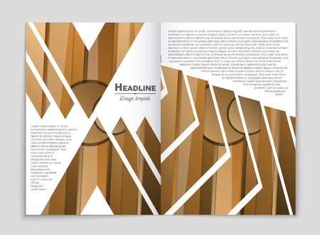 Abstract vector layout background set. For art template design, list, front page, mockup brochure theme style, banner, idea, cover, booklet, print, flyer, book, blank, card, ad, sign, sheet,, a4.のイラスト素材