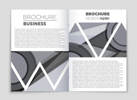 Abstract vector layout background set. For art template design, list, front page, mockup brochure theme style, banner, idea, cover, booklet, print, flyer, book, blank, card, ad, sign, sheet,, a4.のイラスト素材