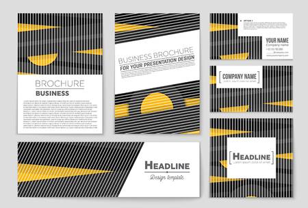 Abstract vector layout background set. For art template design, list, front page, mockup brochure theme style, banner, idea, cover, booklet, print, flyer, book, blank, card, ad, sign, sheet,, a4.のイラスト素材