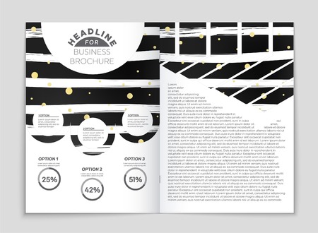 Abstract vector layout background set. For art template design, list, front page, mockup brochure theme style, banner, idea, cover, booklet, print, flyer, book, blank, card, ad, sign, sheet, a4のイラスト素材